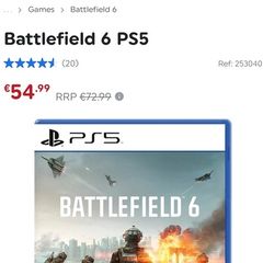 Brand New-ps5-battlefield 6 Sealed Game