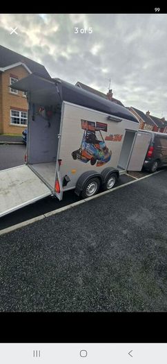 Debon 10x6 twin Axle race trailer