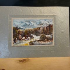 Oil and aquarelle