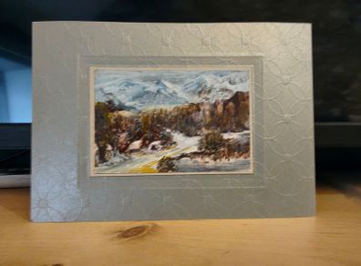 Oil and aquarelle