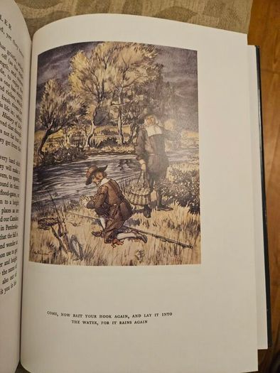 The Complete Angler.  By Isaak Walton. Illustrated By Arthur Rackham.  Large Volume 1963 Hardback With Dustjacket In Very Good Condition. See Photos For Same.