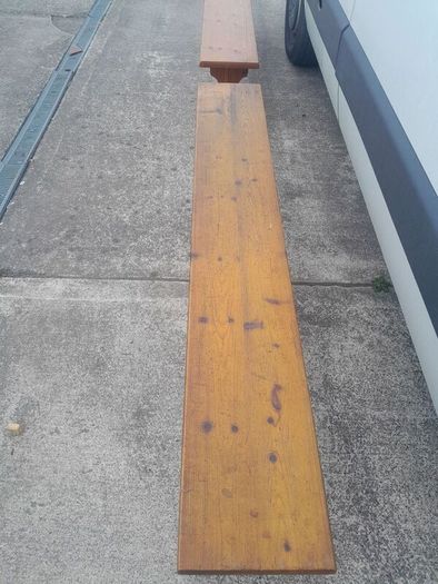 pine benches