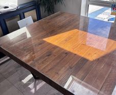 dining table, bench and coffee table
