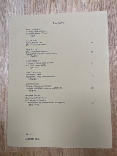 Irish History Archaeology Ireland Research Journal