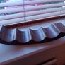 Curved Shesham Wood Tabletop Wine Bottle Rack/Holder Image 2