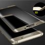 Full Curved 3D Tempered Glass For Samsung Galaxy S6 EDGE PLUS- GOLD Image 4