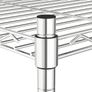 5-Tier Storage Shelf 90x35x180 cm Chrome 250 kg Image 6
