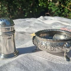 Sterling Silver Cruet Set(77 grams)