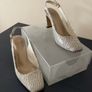 Black & White Slingback Shoes M&S Collection Size 7.5 LIKE NEW Image 2