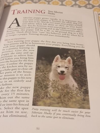 Siberian Huskies New Owners Guide, By Kathleen Kanzler, Hardcover