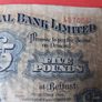 The National Bank Limited 1939 Five Pound Note Image 4