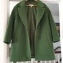 Marks & Spencer Green Coat Size Uk 16 Image 3