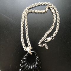 Silver and Onyx Necklace