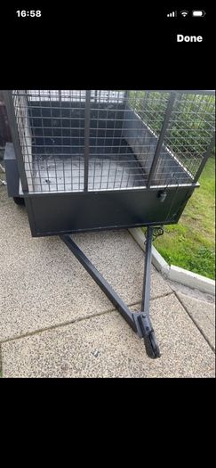 Solid steel 6x4 trailer in perfect condition