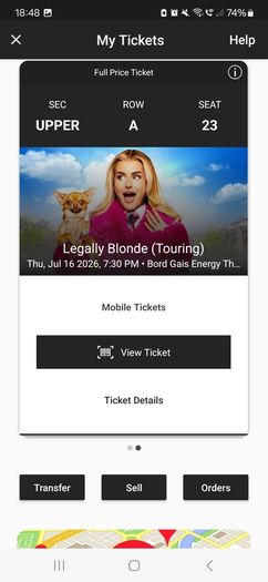 Legally Blonde Musical ticket swap