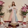 11.5 Inch Tall Florentine Collection Divine Mercy Jesus I Trust In You Religious Statue Made In Italy Image 2