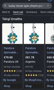 lucky clover Pandora charm