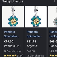 lucky clover Pandora charm