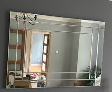 large bevelled mirror