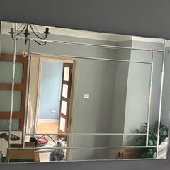large bevelled mirror