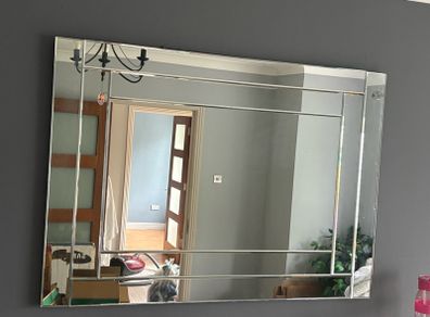 large bevelled mirror