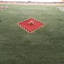 hand-knotted green Gabbeh rug Image 5