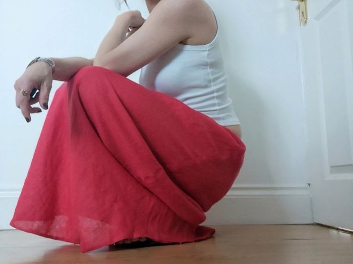 Vintage Linen skirt