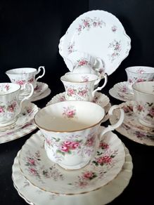 Royal Albert "Lavender Rose" Bone China Tea Set