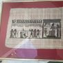 Great Framed Papyrus from Luxor Egypt Image 2
