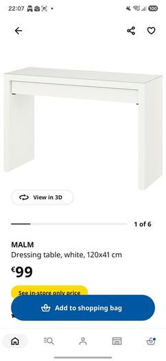 ikea make up table
