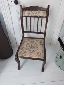 antique bedside chair
