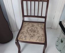 antique bedside chair