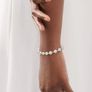 Tiffany & Co White Gold, Silver and Akoya Pearl Bracelet Image 4