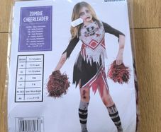 Amscan Zombie Cheerleader Halloween Costume Girls Age 11 to 12 Years