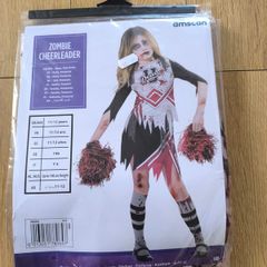 Amscan Zombie Cheerleader Halloween Costume Girls Age 11 to 12 Years