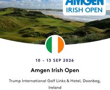 Saturday Amgen Irish Open Ticket+ Tickets x2