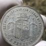Spain 5 Pesetas 1870 Silver 90% Provisional Government Image 4