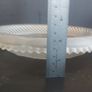 Beautiful Vintage Pressed Glass Cake Stand or Fruit Bowl in Frosted Un-Coloured Glass Image 5