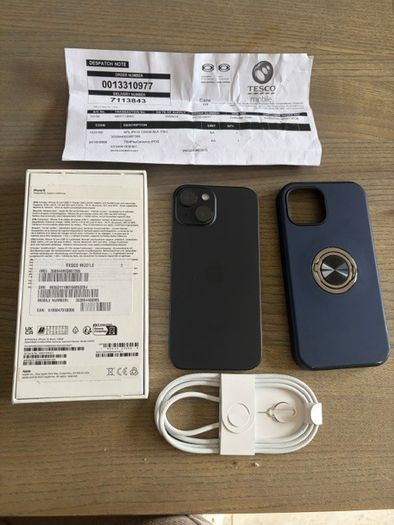 iPhone 15 128GB, Case & Screencover