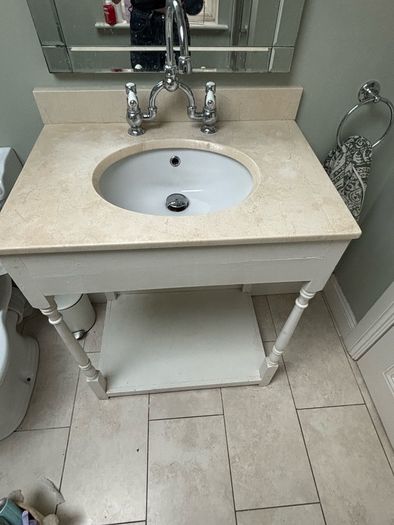 Granite bathroom sink