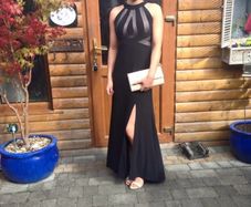 Black debs dress size Small