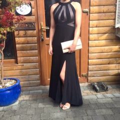 Black debs dress size Small