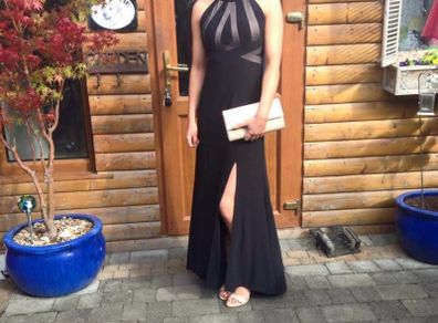Black debs dress size Small