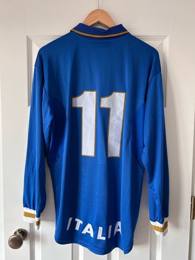 Italy Match Worn Issued Jersey Shirt Italia 96 97 Nike Xl