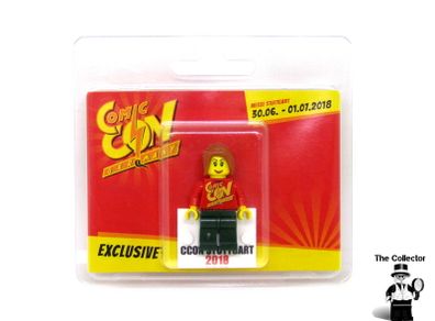 Lego Germany 2018 Stuttgart Comic Con Female Minifigure Limited To 350 Copies Only Worldwide Printed By Hall Of Bricks Germany Rare And Hard To