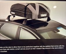 Thule foldable roof box