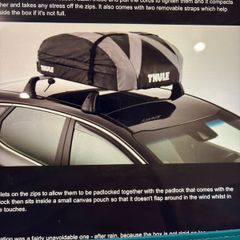 Thule foldable roof box
