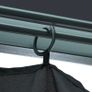 Gazebo with Curtain and String Lights 300x300 cm Anthracite Aluminium Image 8