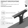 HumanCentric DSLR Monitor Mount Large, Desk Camera Mounting, Light Webcam, Microphone Shelf for Monitor VESA Arm, Replace Clamp Tripods, 100x100mm Patterns, Aluminum, Hardware Included Image 7