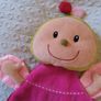 Lilliputiens Julie The Ladybird Bug Puppet Soft Plush Comforter Toy Blankie Image 2